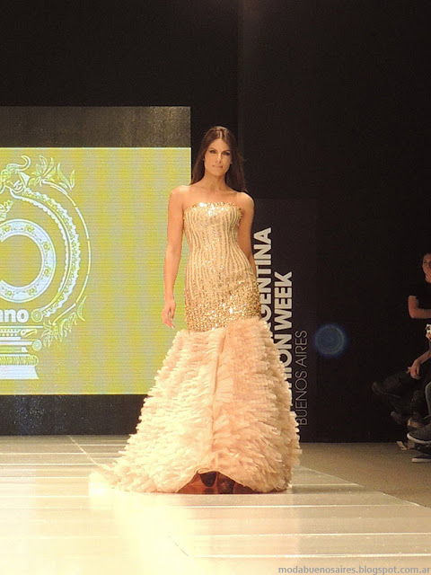 Claudio Cosano 2014 vestidos 2014.