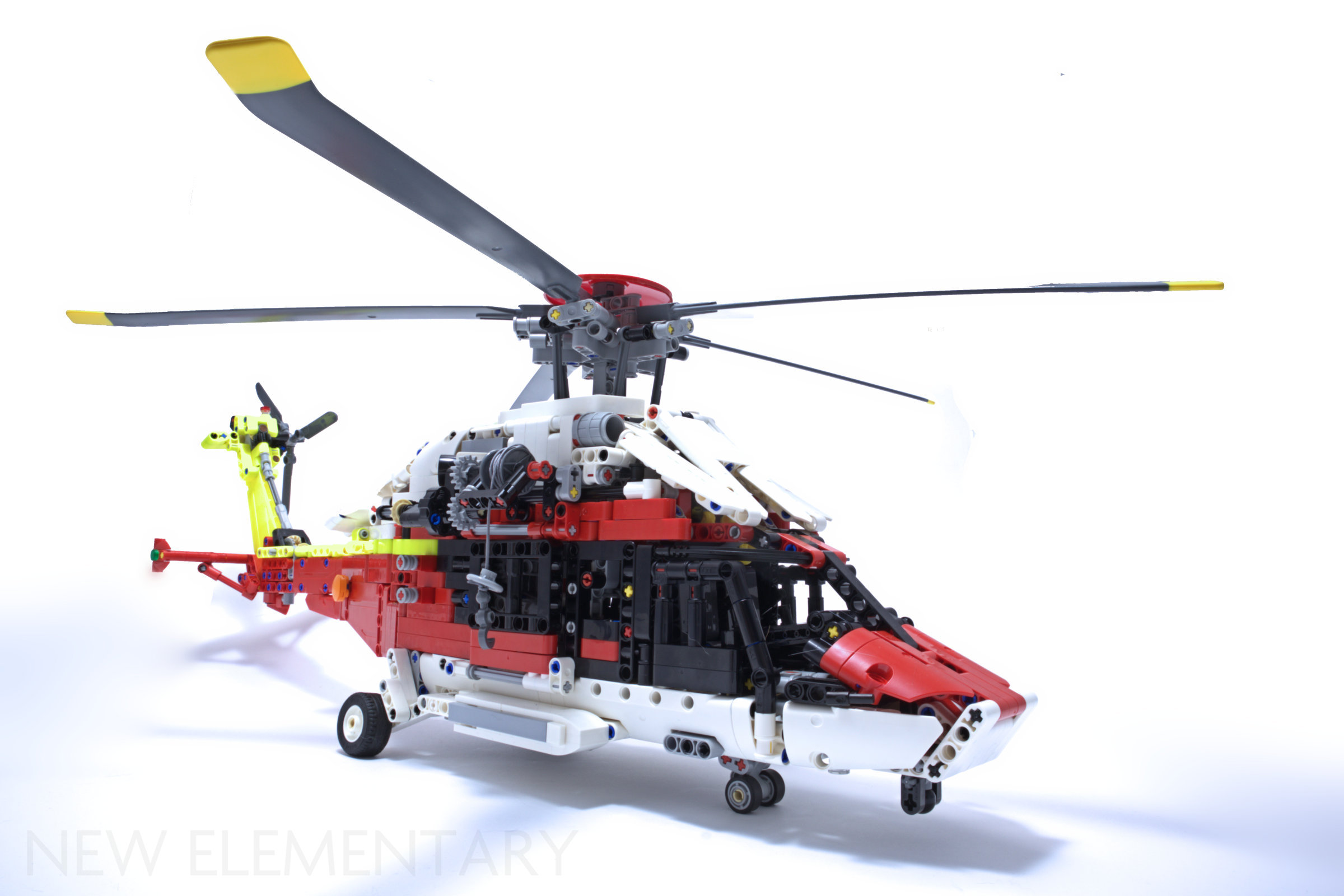 Akkumulerede lemmer kopi LEGO® Technic review: 42145 Airbus H175 Rescue Helicopter | New Elementary:  LEGO® parts, sets and techniques