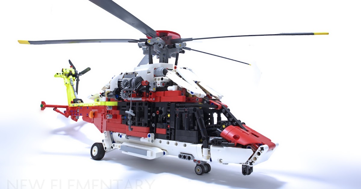 blanding Den anden dag sæt LEGO® Technic review: 42145 Airbus H175 Rescue Helicopter | New Elementary:  LEGO® parts, sets and techniques