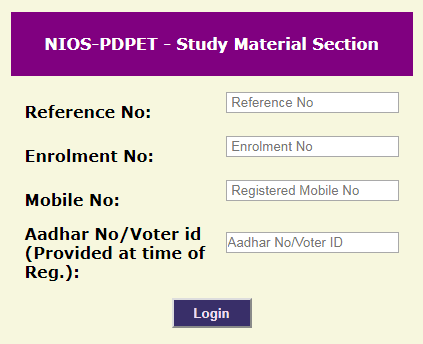 download pdpet bridge course study material