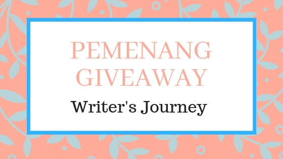 pemenang giveaway writer's journey