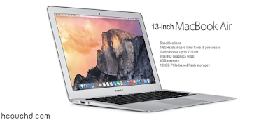 حاسوب Apple MacBook Air MJVE2LL/A 