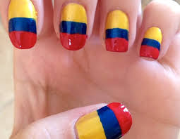 Uñas-Unhas-Nails Copa América Chile 2015