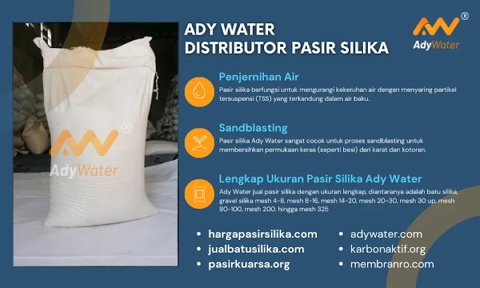 Harga Pasir Silika Halus untuk Aquarium 2024 di Ady Water