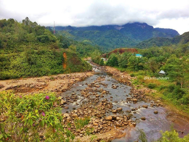 Aliran Sungai dari PLTA Sipan Sihaporas Sibolga