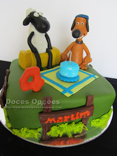 Shaun the Sheep cake