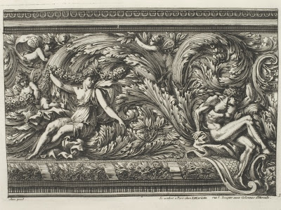 grotesque border motif