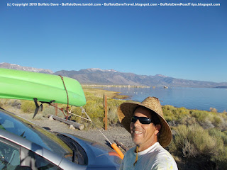 Mono Lake Kayaking - getting ready to launch my kayak