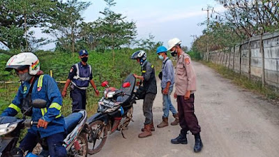 Ditpamobvit Polda Banten Lakukan Pengamanan di PLTU 3 Lontar