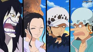 ワンピースアニメ ドレスローザ編 630話 シーザー ロビン トラファルガー・ロー ウソップ | ONE PIECE Episode 630