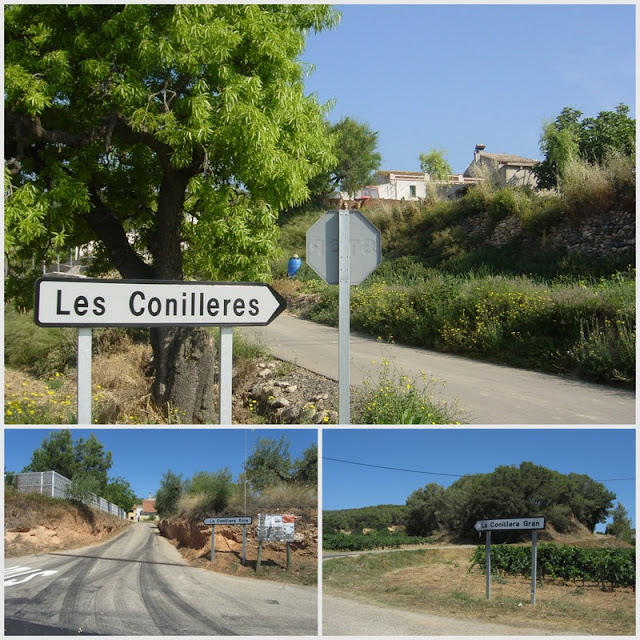 La Bisbal del Penedès a Montserrat; Barri de les Conilles, La Conillera Gran i La Conillera Xica, al terme de Castellví de la Marca