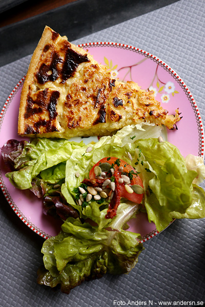 tarte a l'oignon, lökpaj, onion pie, köksfranska