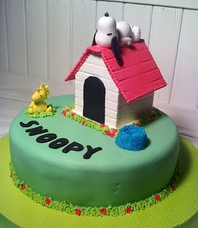 Doggie Birthday Cake on Birthday Cake  Snoopy Cakes