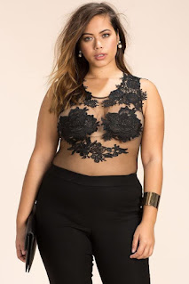 Usando transparencias siendo Plus Size