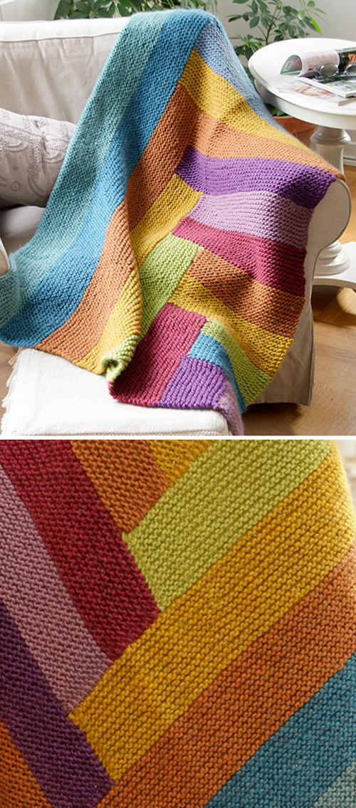 Abstract Rainbow - Free Knitting Pattern