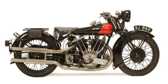 1928 Coventry Eagle Flying-8 OHV Bike. (Picture from: http: ...