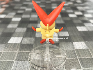 ポケプラ　ビクティニ　ミニ　サイズ　プラモデル　バンダイ　ゼクロム　セット　限定　飛行　Pokémon Plastic Model Pokepla Victini Zekrom 後