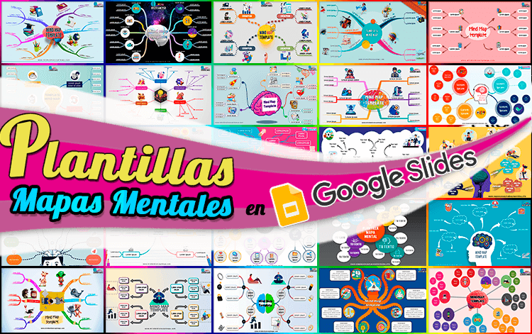 Plantillas creativas de mapas mentales para editar online en Google Slides gratis