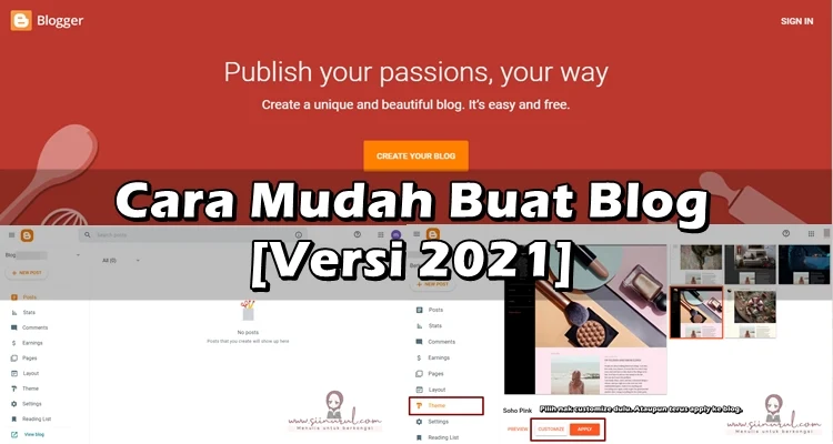 Cara Mudah Buat Blog Versi 2021