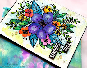 #cardbomb, #mariawillis, #card, #concord&9th, #flower, #watercolor, #distressinks, #distressoxides, #timholtz, #stamp, #ink, #paper, #papercraft, #papercrafting, #cardmaking, #handmade, #diy, #craft, #create, #art, 