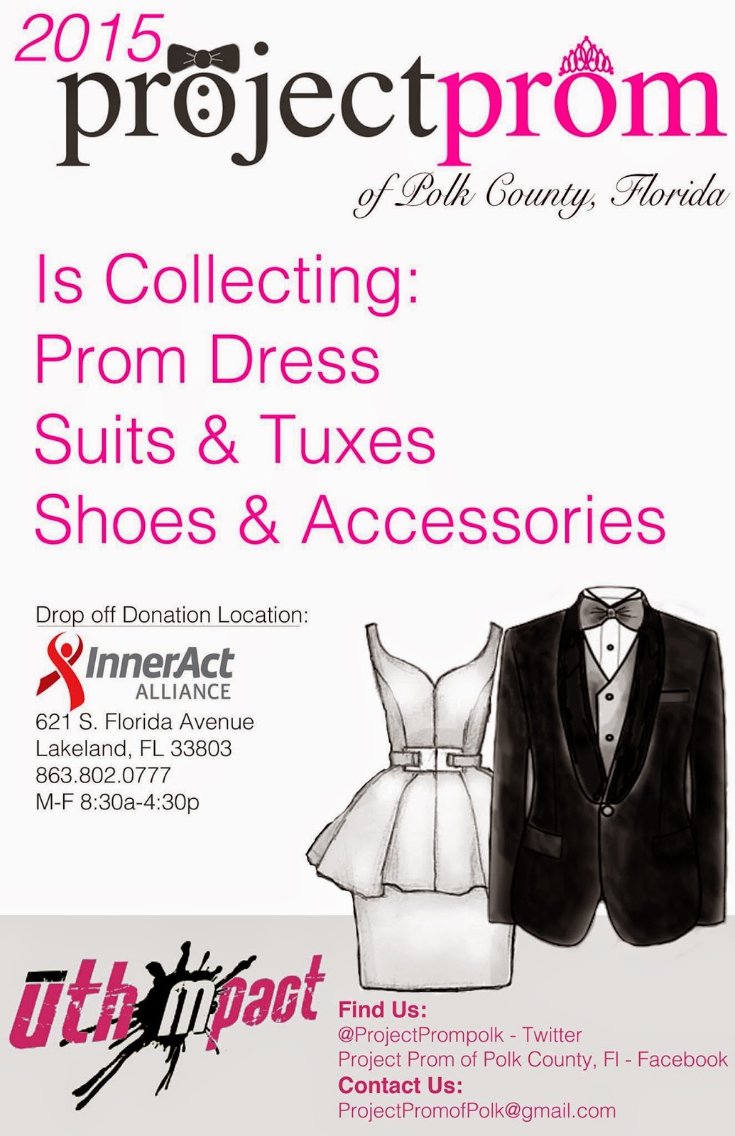 InnerAct Alliance Donations  of Formal Wear and 