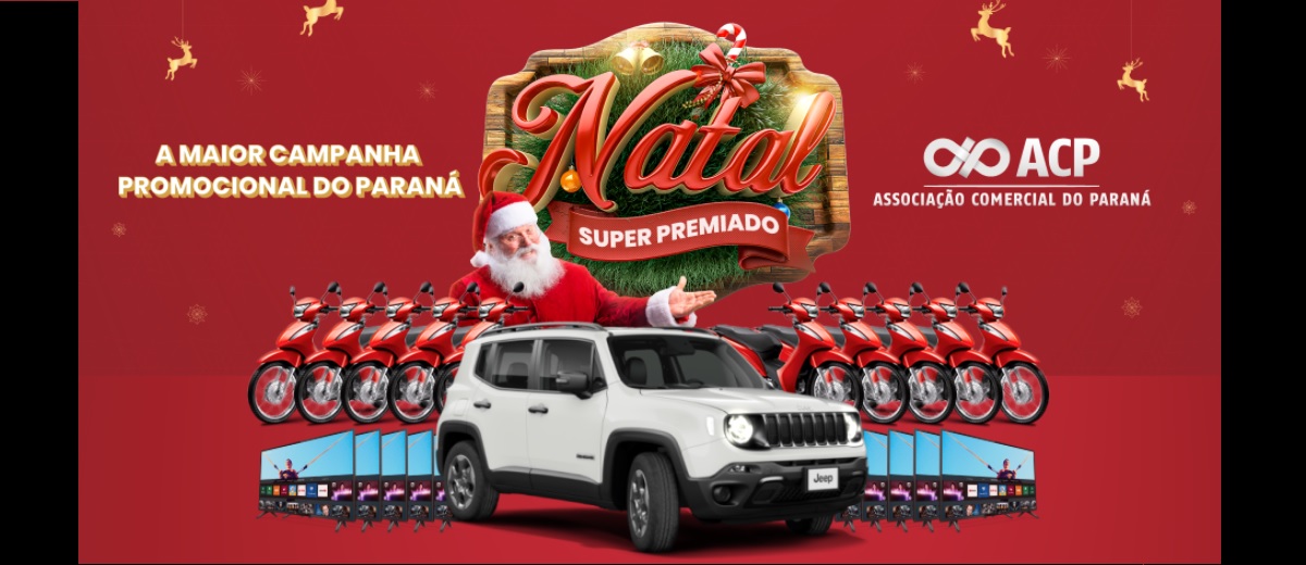 Promoção ACP Paraná Natal 2021 Super Premiado