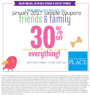 Childrens Place Coupons