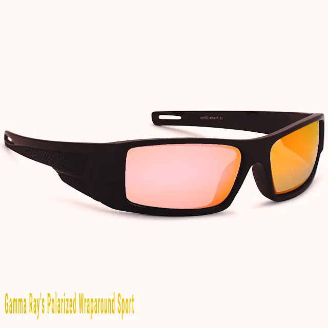 أفضل نظارة شمسية للميزانية "Gamma Ray's Polarized Wraparound Sport"