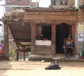 una bottega a Bhaktapur