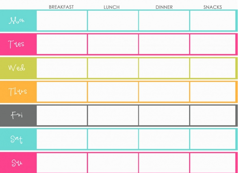 The Design Pages: Free Printable Meal Planners