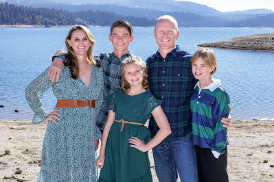 Family photo at Shaver Lake