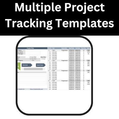 Multiple Project Tracking Templates