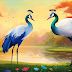 The Peacock and the Crane: True Beauty Lies Within
