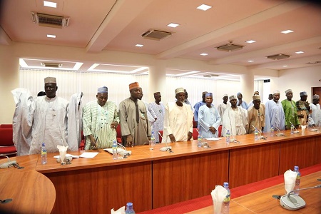 Agitation at NASS, PDP Senators walk out of Chambers as Yale Omogunwa defects from PDP to APC