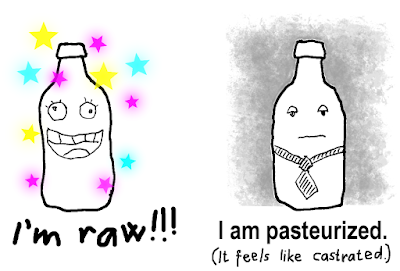 The difference between raw and pasteurized goat milk is huge. 