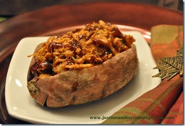 BBQ Chicken Stuffed Sweet Potatoes (4)