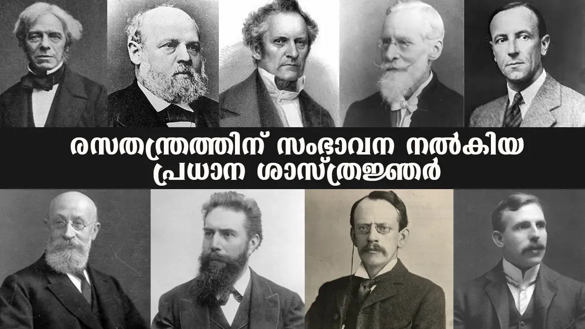  Important Scientists who Contributed to Chemistry