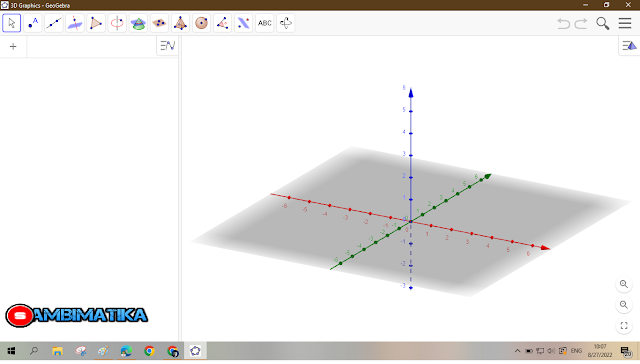 Aplikasi Geogebra Classic 6 3D Graphics