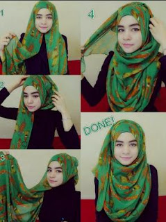 Inilah 7 Contoh Model Hijab Untuk Wajah Bulat