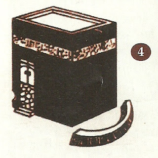 Ilustrasi Ka'bah yang direnovasi oleh al Hajjaj bin Yusuf