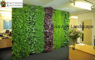 gambar taman vertikal, vertical garden, vertical green, taman vega, taman dinding, kantong