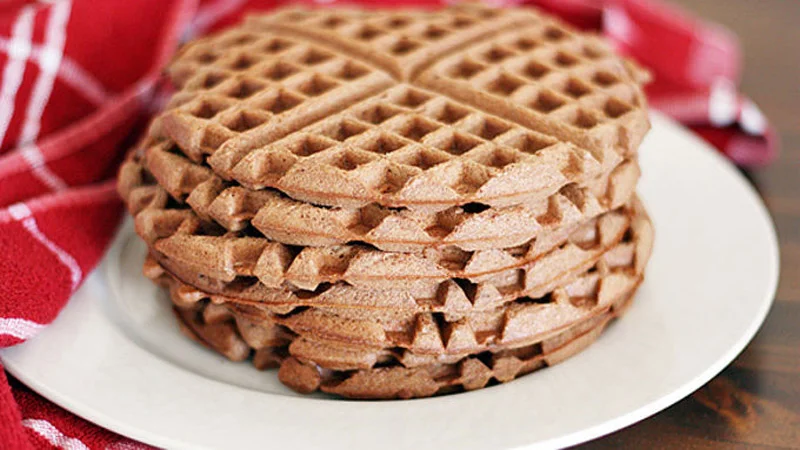  Black Forest Cherry Waffle Cake