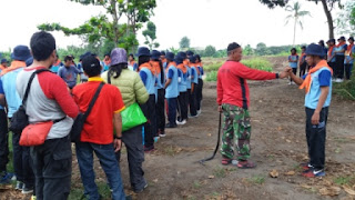 outbond kegiatan pra kuliah PSPP Penerbangan