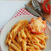 Penne pasta with tomato sauce