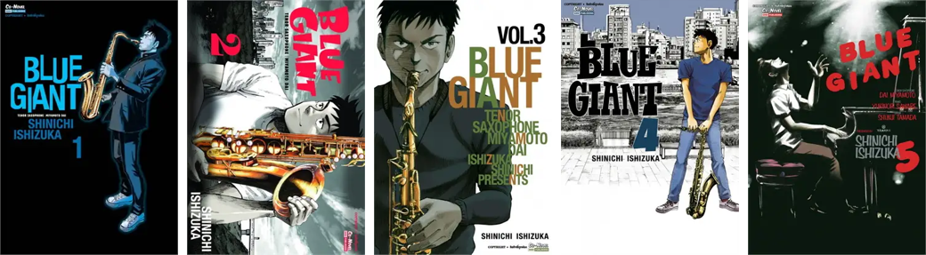 ปก Blue Giant 1-5