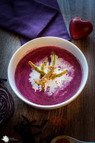 Blaukrautsuppe Rotkohlsuppe