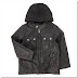 Black leather jacket for toddler boy