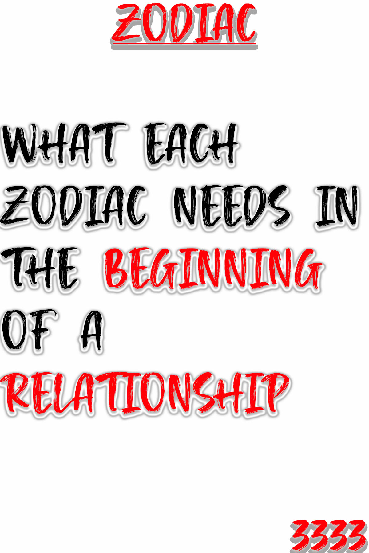 What Each Zodiac Needs In The Beginning Of A Relationship