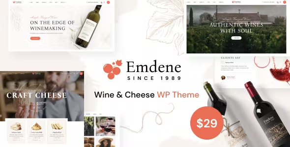 Best Wine & Cheese WordPress Theme