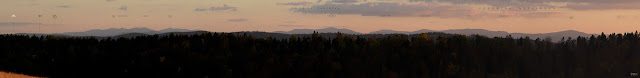 Panorama na Bieszczady z Dźwiniacza